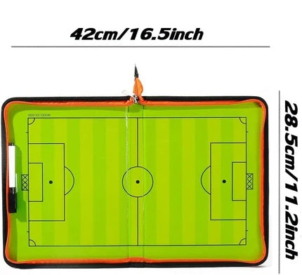 Fußball-Taktikmappe für Trainer | Perfekt für Spiel- & Trainingsplanung