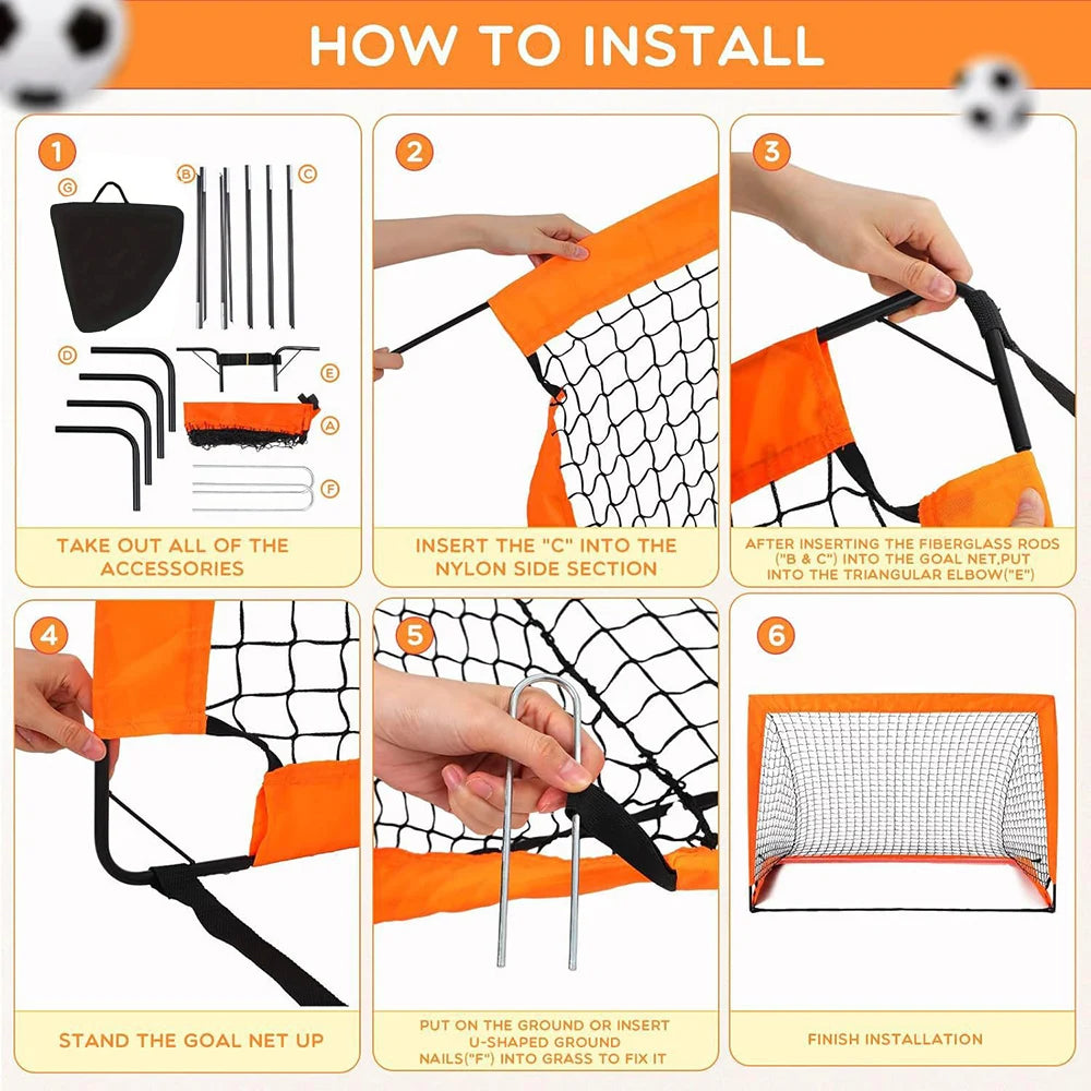 Tragbare Fußballtore – Ideal für Training, Garten & Freizeit