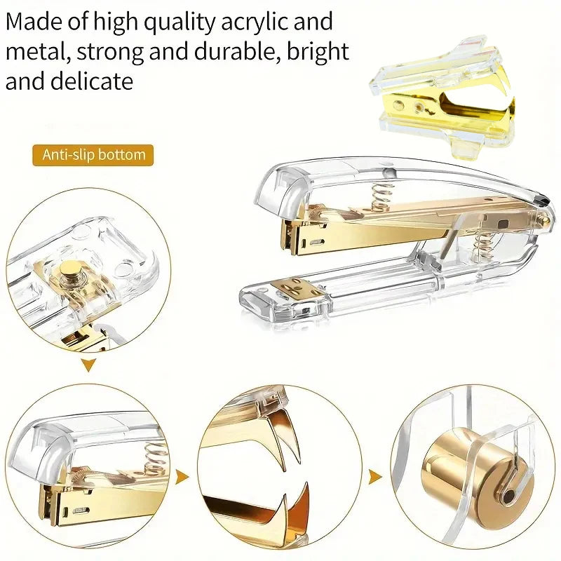 Premium Schreibtisch-Set – Stilvolle Büroorganisation in Roségold oder Gold
